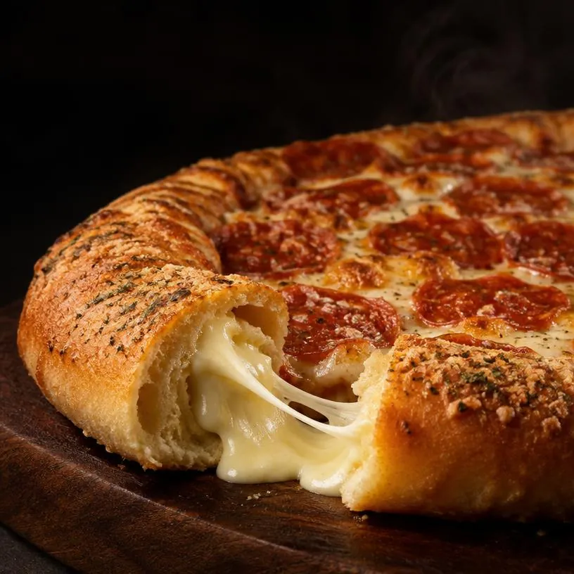 Cheese Crust from Pizzas