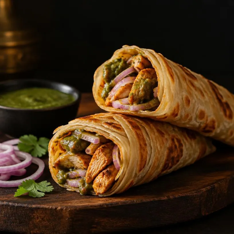 Chicken Pratha Roll from Rolls & Wraps