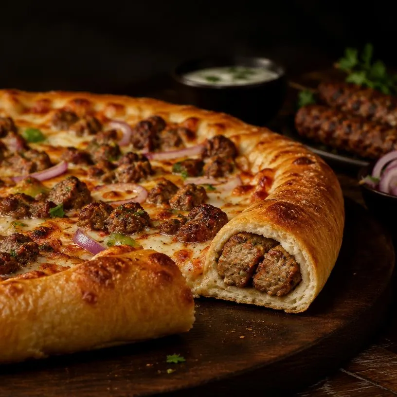 Kabab Crust from Pizzas