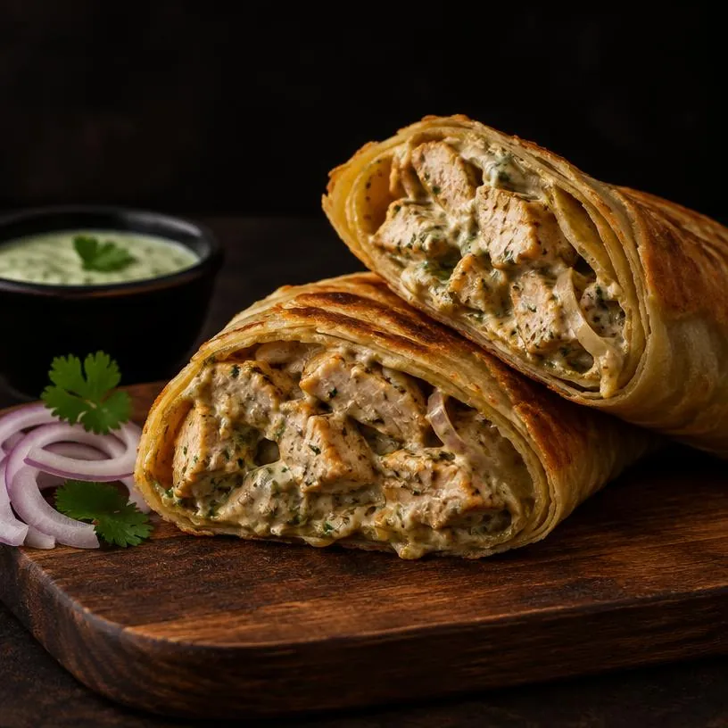 Malai Boti Roll from Rolls & Wraps